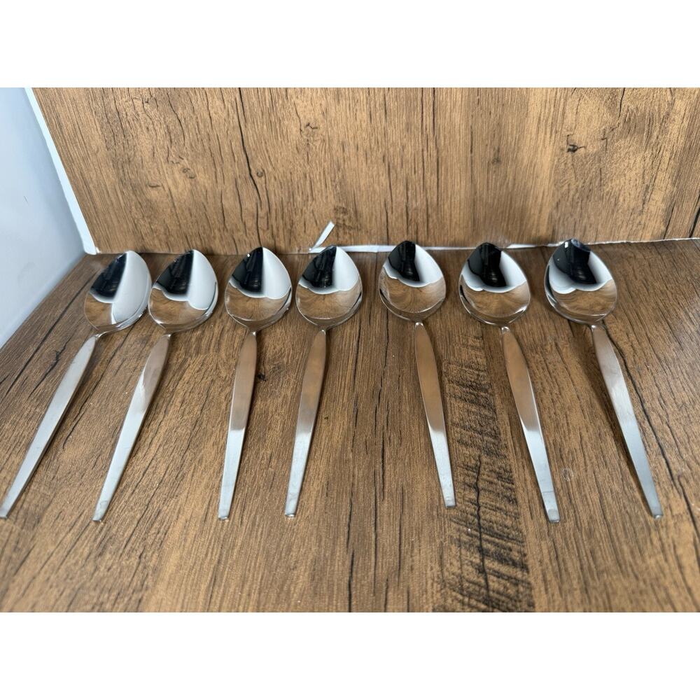 Oneida Community Tablespoons Set Of 7 SATINIQUE Older Stainless Betty Crocker